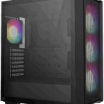 Deepcool CC560 V2 Mesh Gaming Midi Tower Κουτί Υπολογιστή με Πλαϊνό Παράθυρο Μαύρο