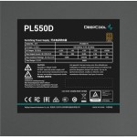 Deepcool PL550D 550W Μαύρο Τροφοδοτικό Υπολογιστή Full Wired 80 Plus Bronze