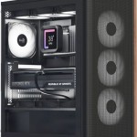 Aerocool D501A V2 Gaming Midi Tower Κουτί Υπολογιστή με Πλαϊνό Παράθυρο και RGB Φωτισμό Μαύρο