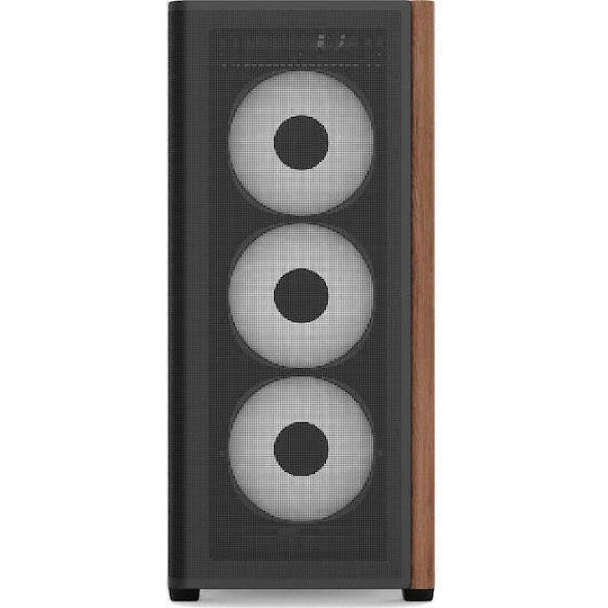 Aerocool D501A V2 Gaming Midi Tower Κουτί Υπολογιστή με Πλαϊνό Παράθυρο και RGB Φωτισμό Μαύρο