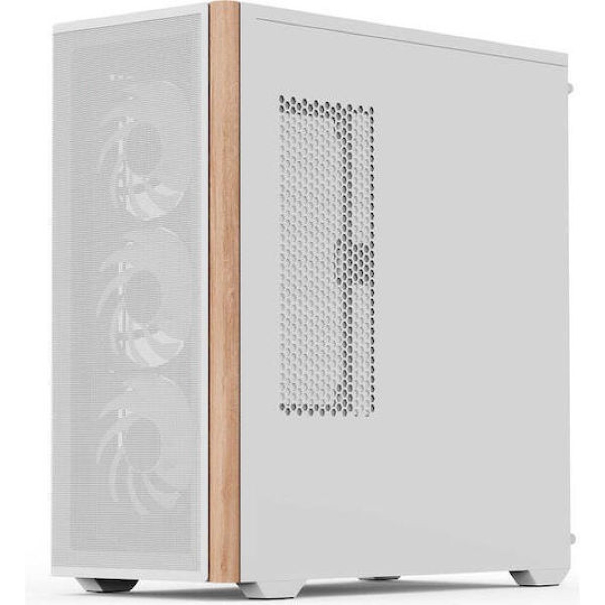 Aerocool D501A V2 Gaming Midi Tower Κουτί Υπολογιστή με Πλαϊνό Παράθυρο και RGB Φωτισμό Μαύρο