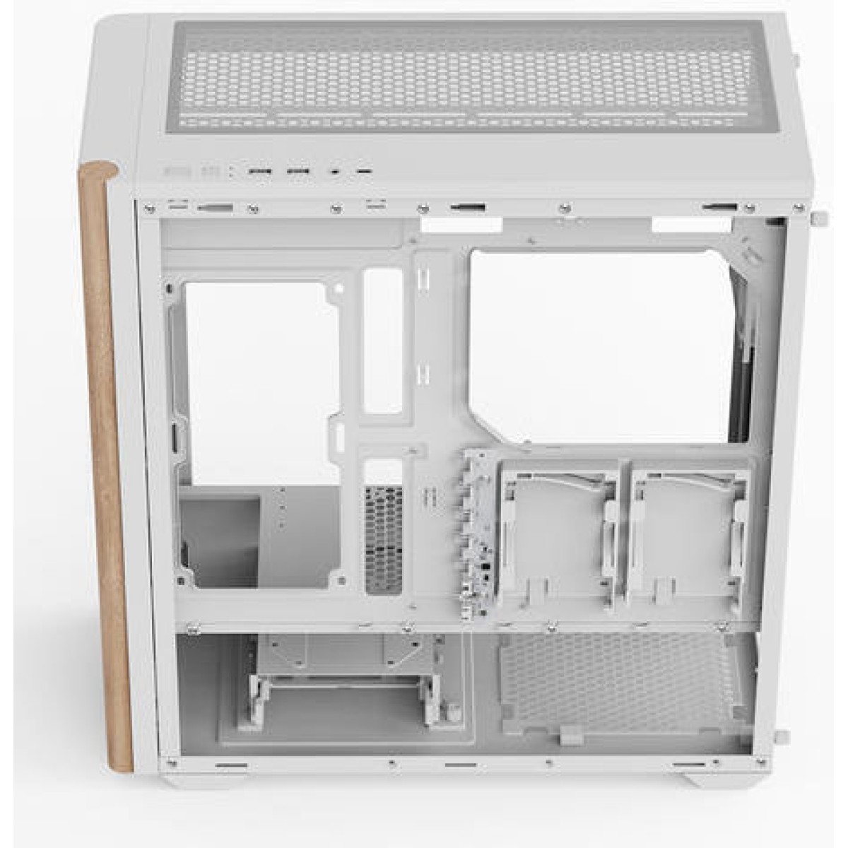 Aerocool D501A V2 Gaming Midi Tower Κουτί Υπολογιστή με Πλαϊνό Παράθυρο και RGB Φωτισμό Μαύρο