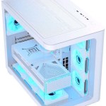 Aerocool P500C Gaming Midi Tower Κουτί Υπολογιστή με Πλαϊνό Παράθυρο Λευκό