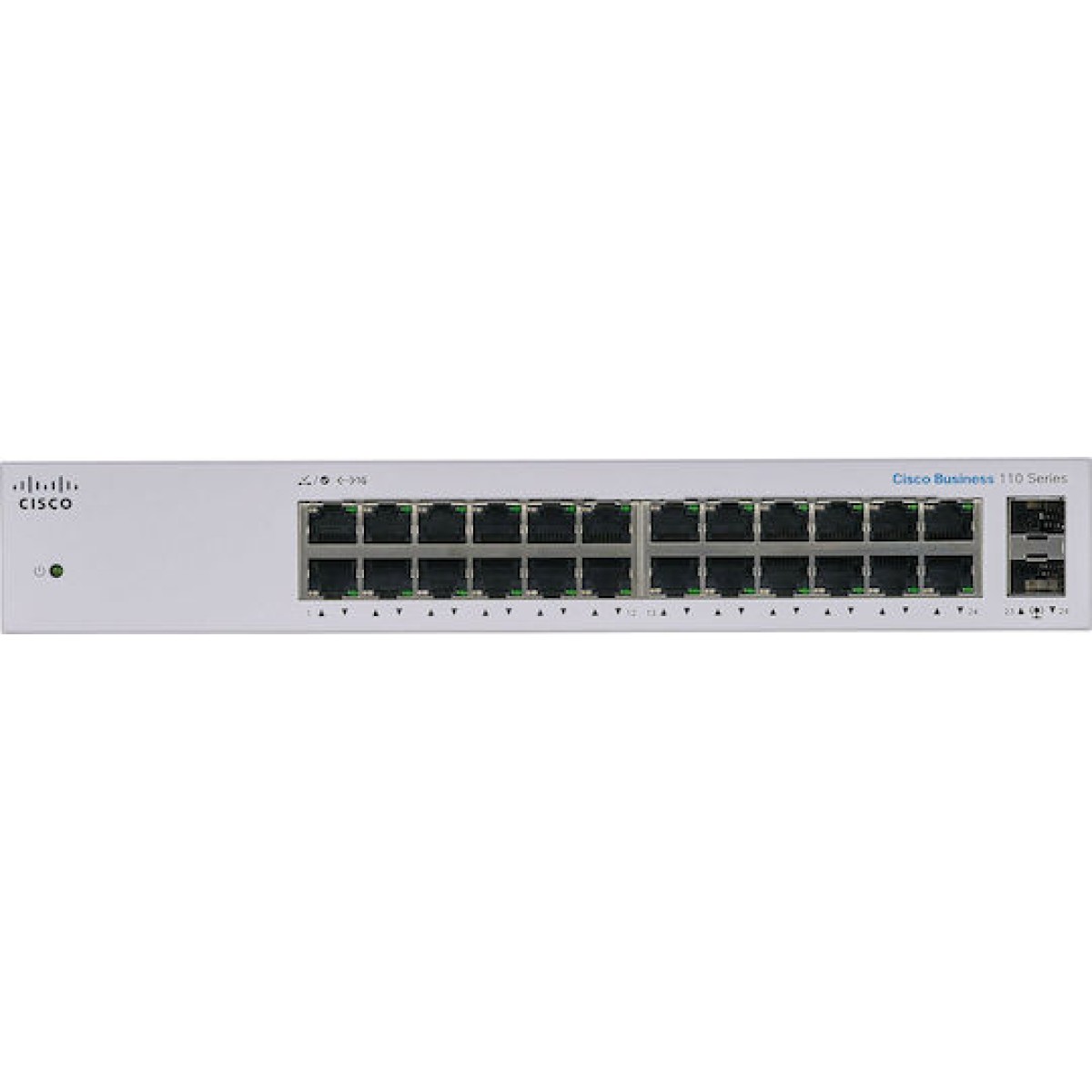 Cisco CBS110-24T Unmanaged L2 Switch με 24 Θύρες Gigabit (1Gbps) Ethernet και 2 SFP Θύρες