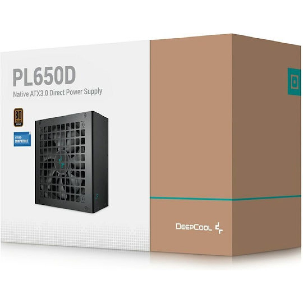 Deepcool PL650D 650W Μαύρο Τροφοδοτικό Υπολογιστή Full Wired 80 Plus Bronze