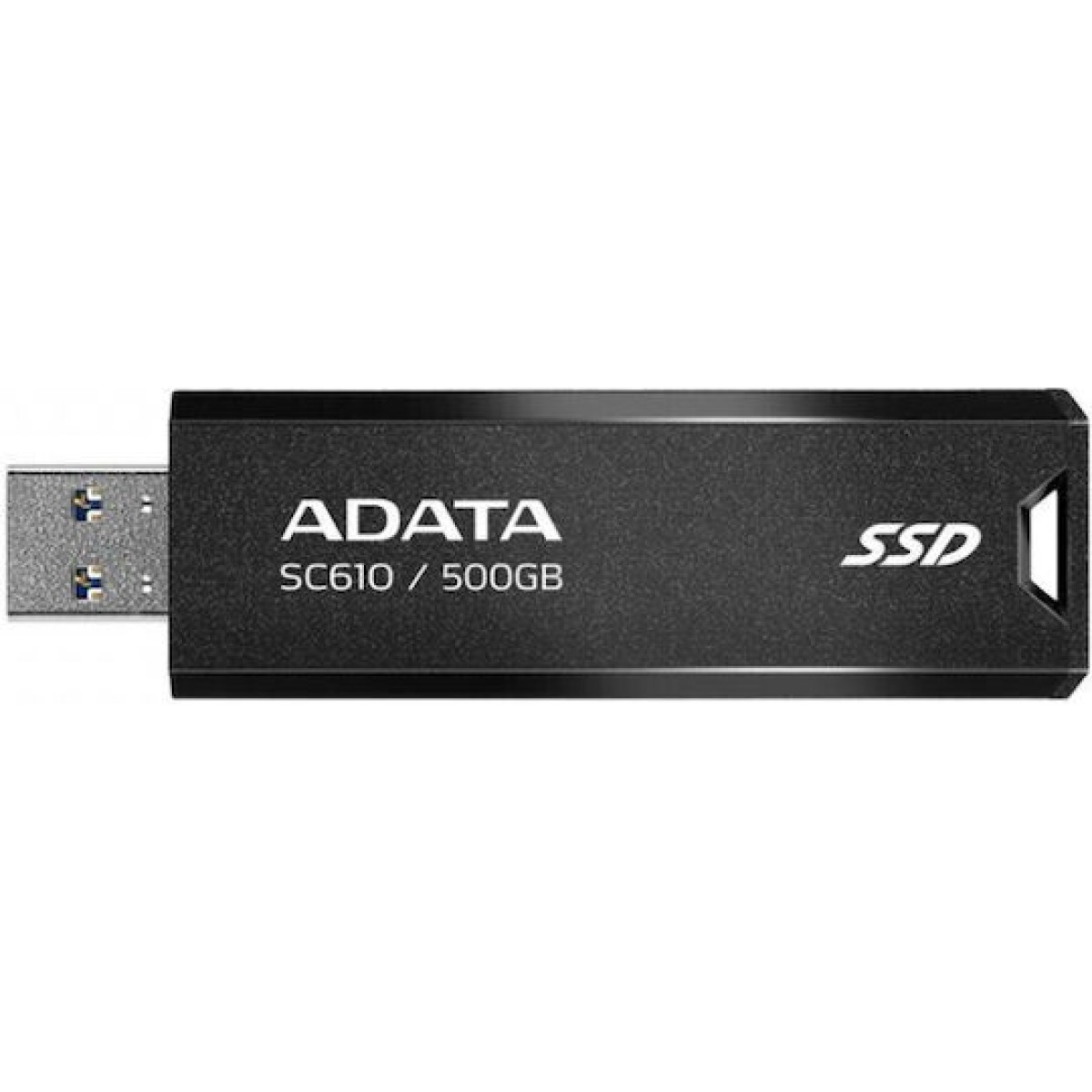 Adata SC610 500GB USB 3.2 SSD Stick Μαύρο
