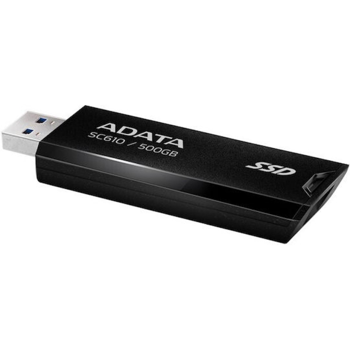 Adata SC610 500GB USB 3.2 SSD Stick Μαύρο