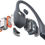 Shokz OpenRun Pro2 Mini Bone Conduction Bluetooth Handsfree Ακουστικά με Αντοχή στον Ιδρώτα Μαύρα