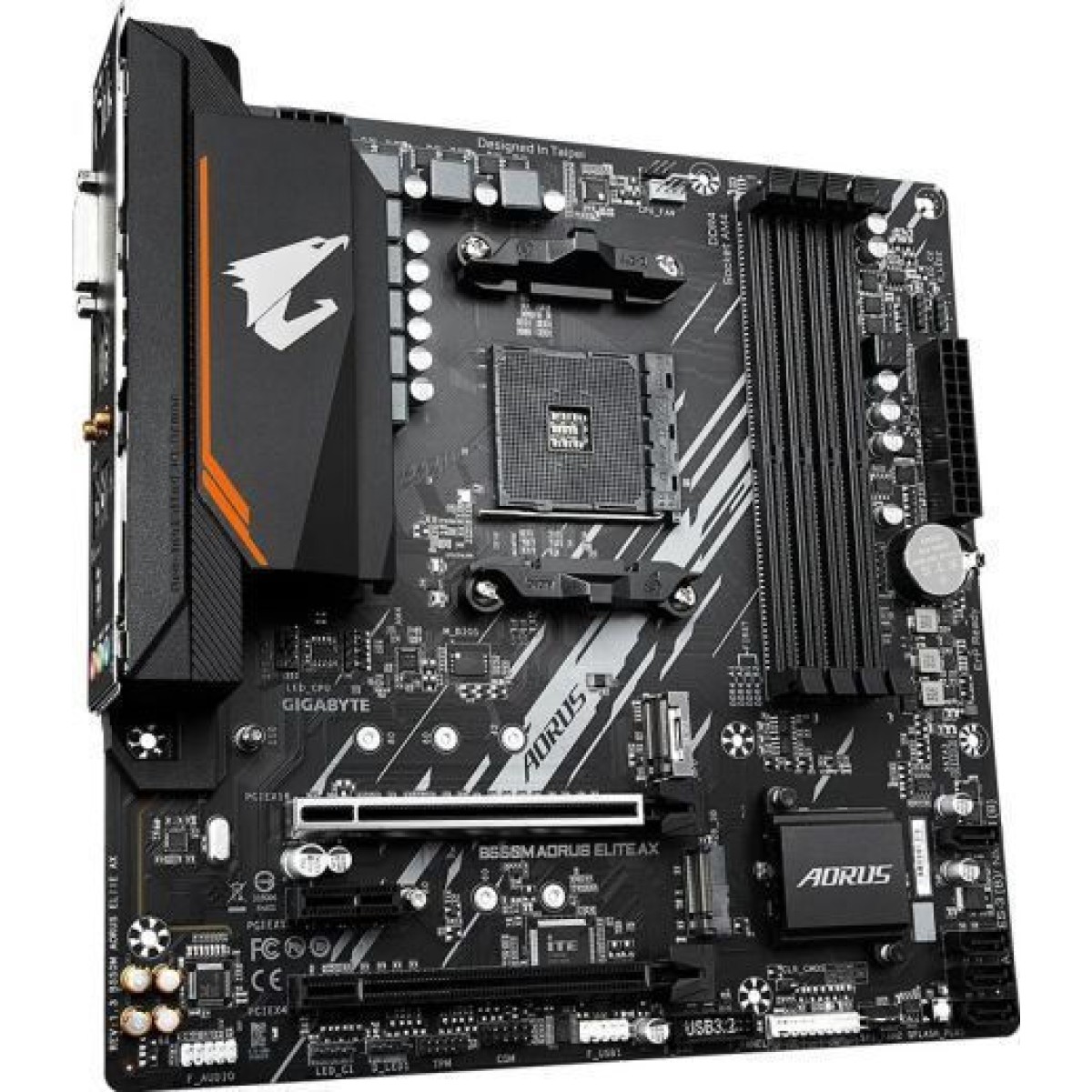 Gigabyte B550M Aorus Elite AX Wi-Fi Motherboard Micro ATX με AMD AM4 Socket
