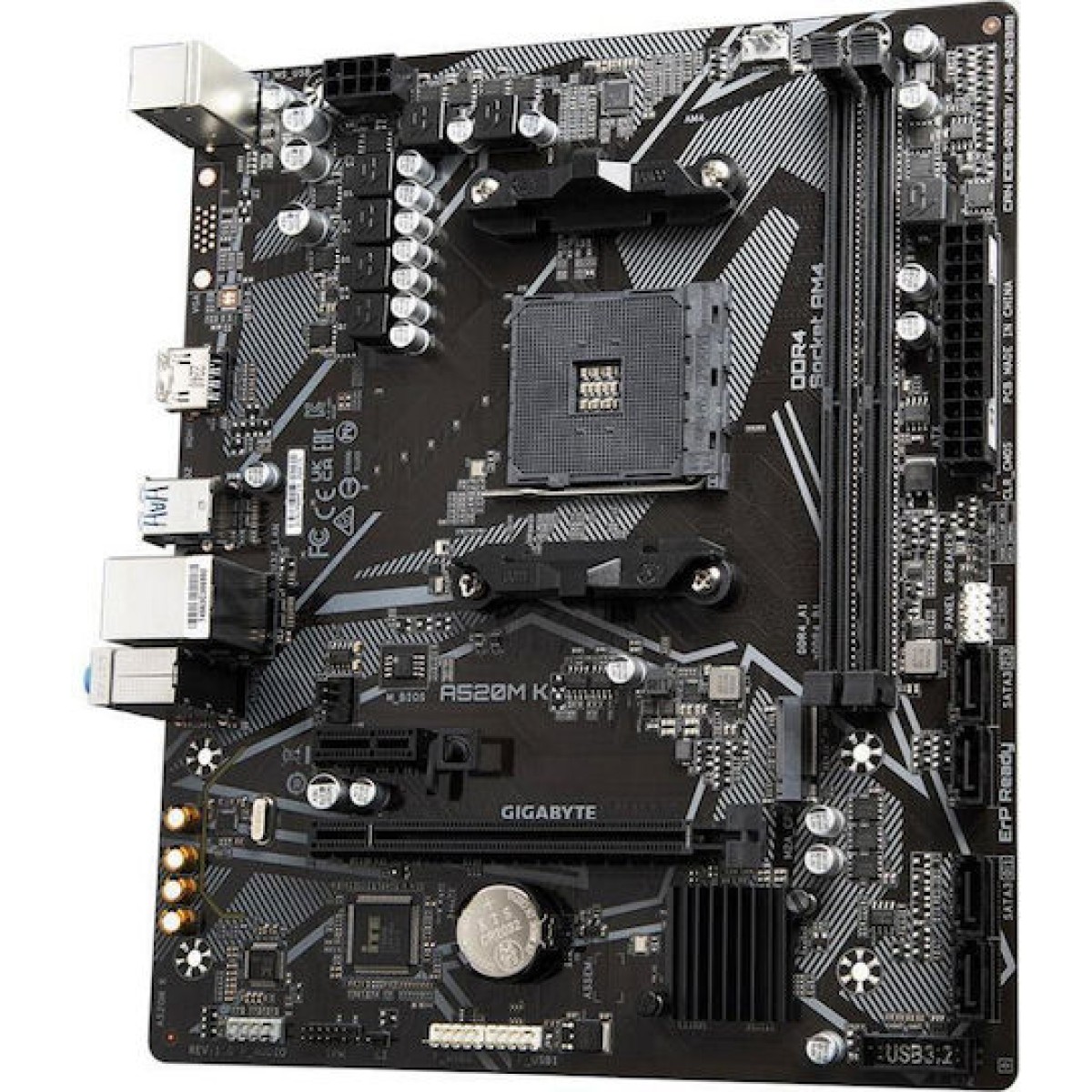 Gigabyte A520M K V2 rev. 1.0 Motherboard Micro ATX με AMD AM4 Socket