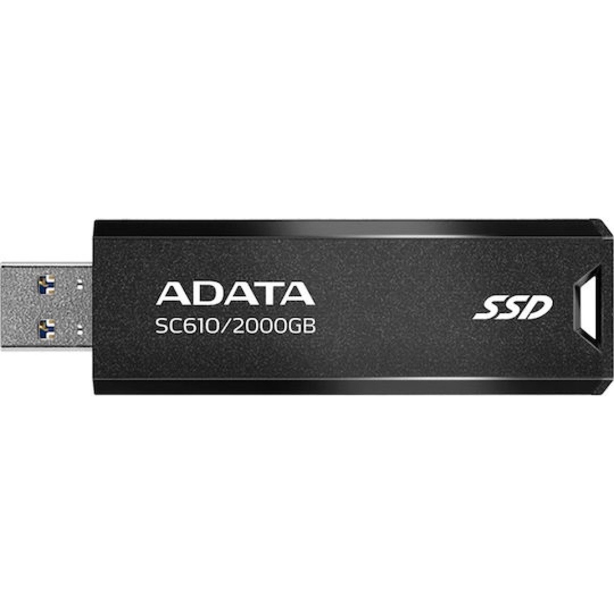 Adata SC610 USB 3.2 Εξωτερικός SSD 2TB Μαύρο