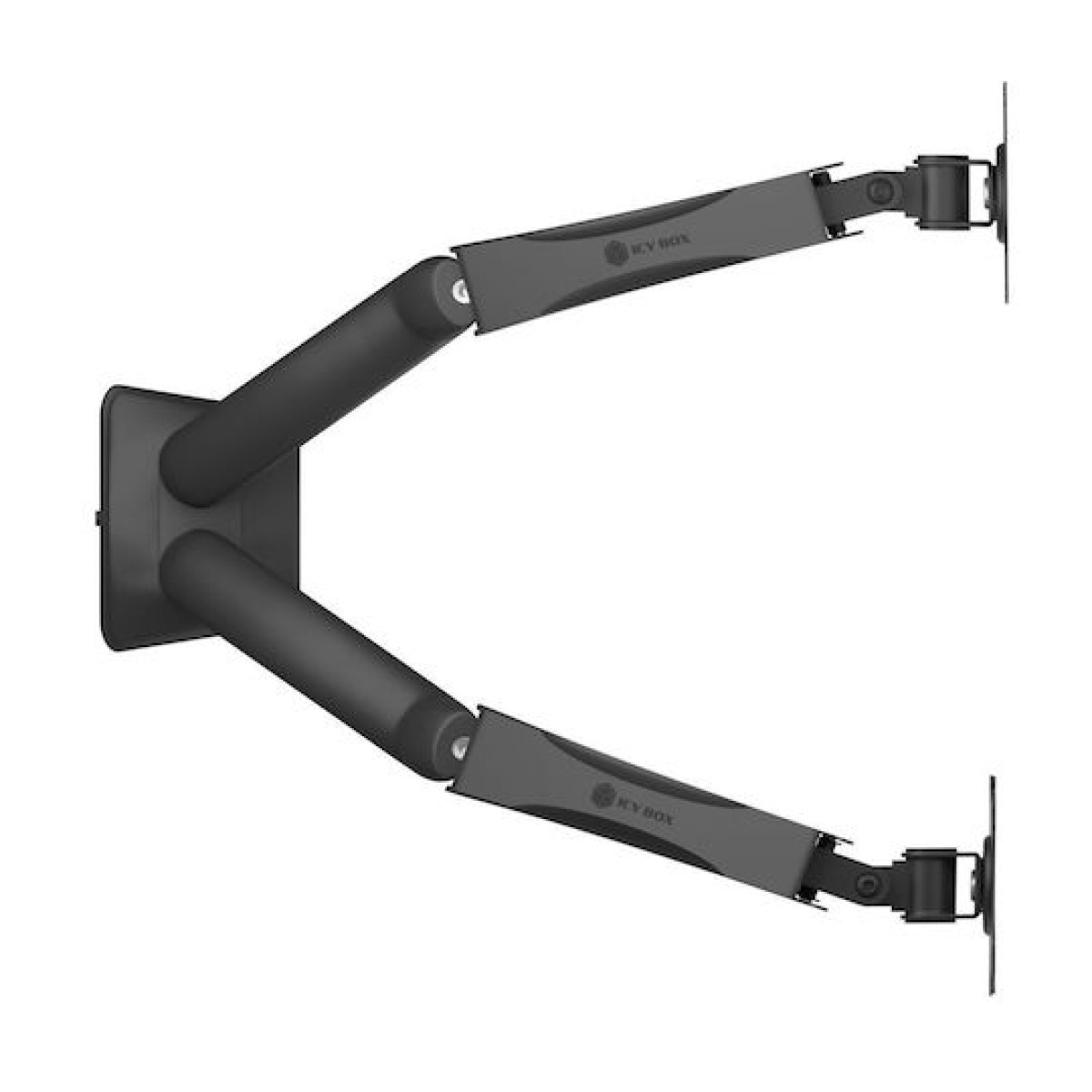 Icy Box Βάση Γραφείου για 2 Οθόνες με Βραχίονα (IB-MS204-T)