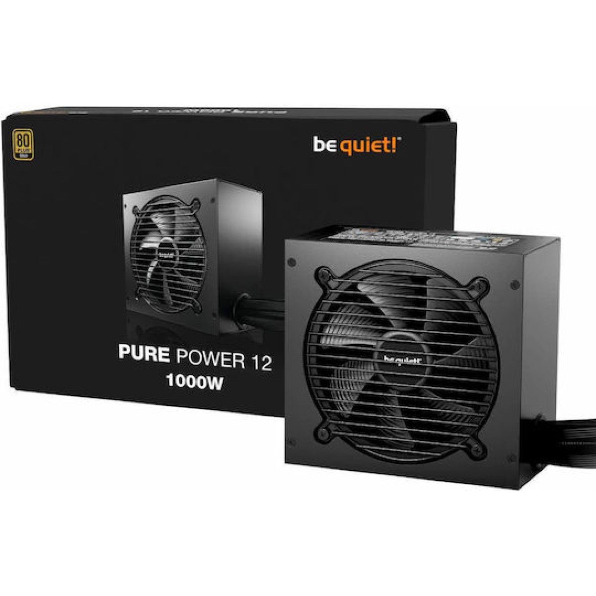 Be Quiet Pure Power BP005EU 1000W Μαύρο Τροφοδοτικό Υπολογιστή Full Wired 80 Plus Gold