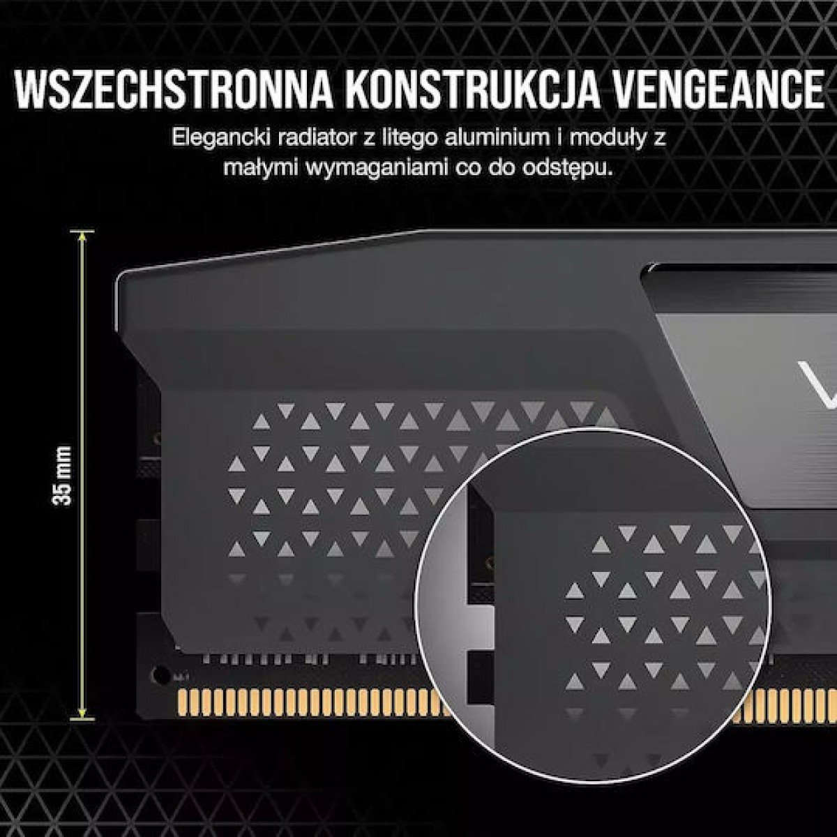Corsair Vengeance DDR5 32GB RAM με 2x16GB Modules και Ταχύτητα 4800 για Desktop