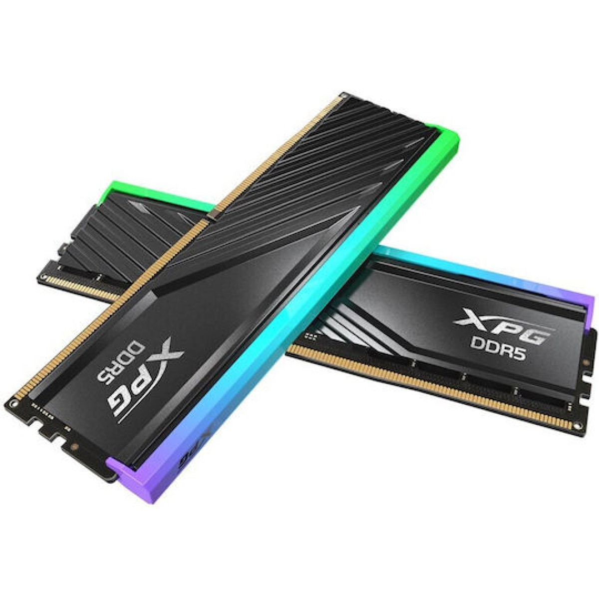 Adata Lancer RGB DDR5 32GB RAM με 2x16GB Modules και Ταχύτητα 6000 για Desktop