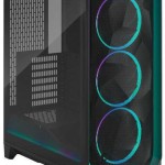 Fractal Design Meshify 3 Ambience Pro RGB Light Tint Gaming Midi Tower Κουτί Υπολογιστή με Πλαϊνό Παράθυρο Μαύρο