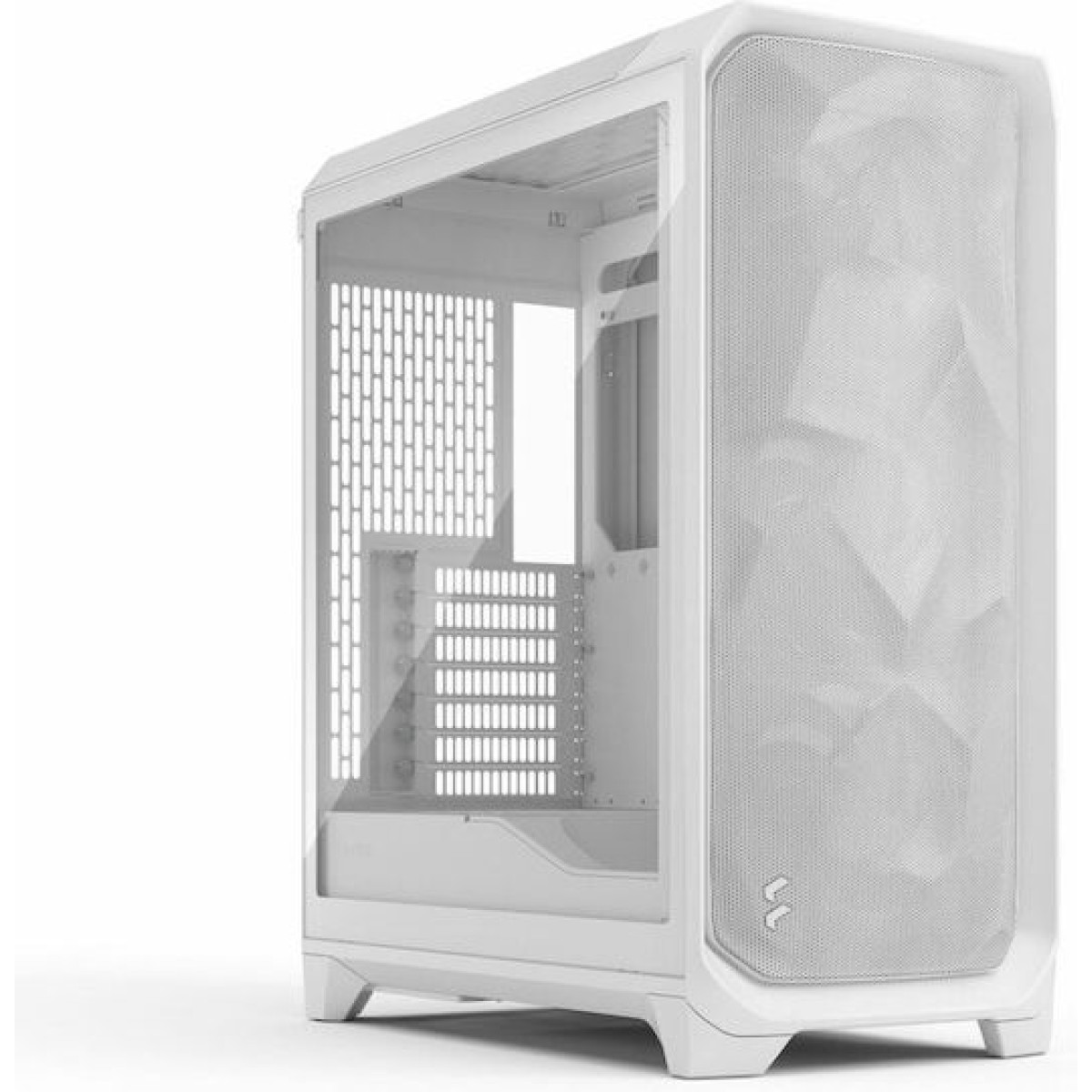 Fractal Design Meshify 3 TG Clear Tint Gaming Midi Tower Κουτί Υπολογιστή με Πλαϊνό Παράθυρο Λευκό