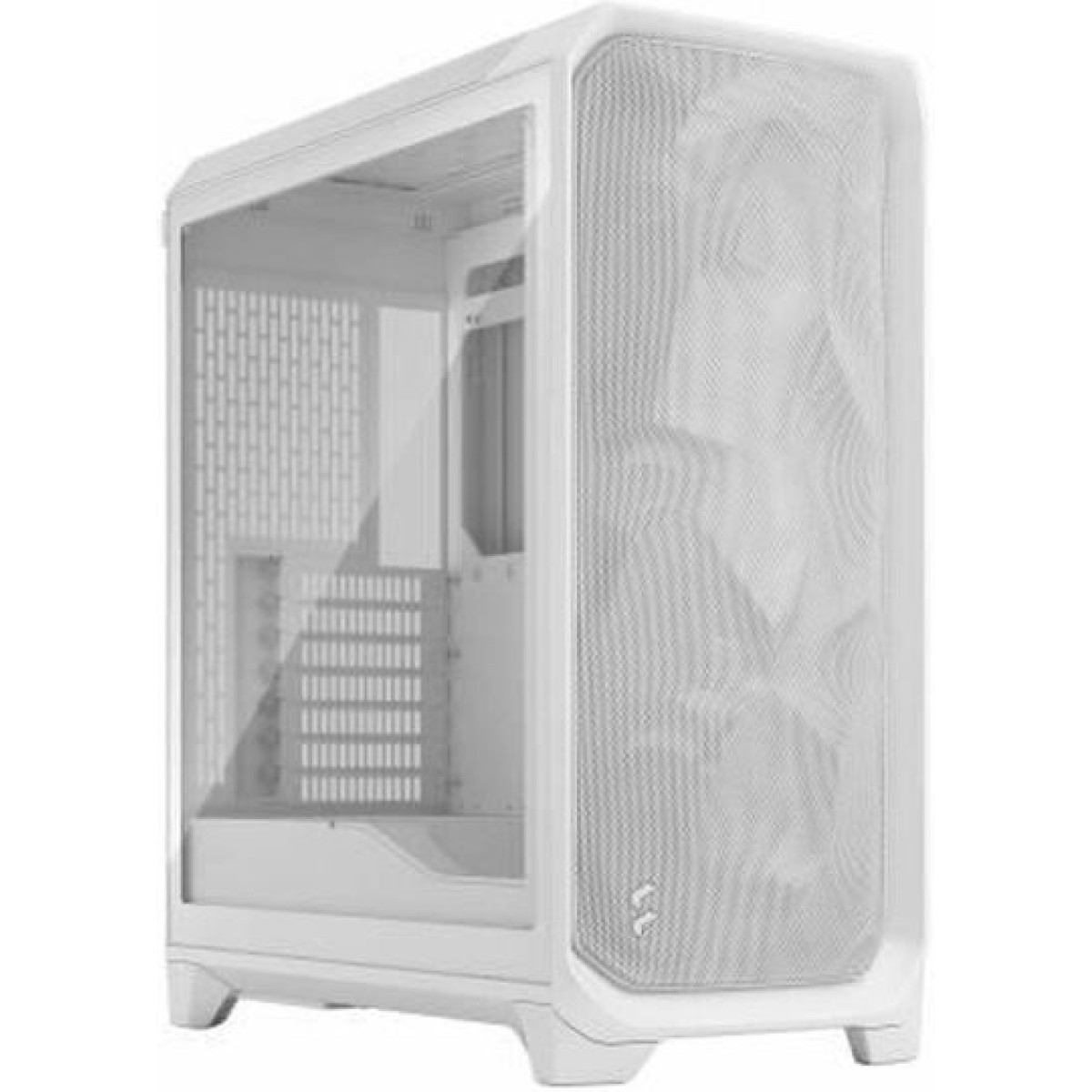 Fractal Design Meshify 3 TG Clear Tint Gaming Midi Tower Κουτί Υπολογιστή με Πλαϊνό Παράθυρο Λευκό