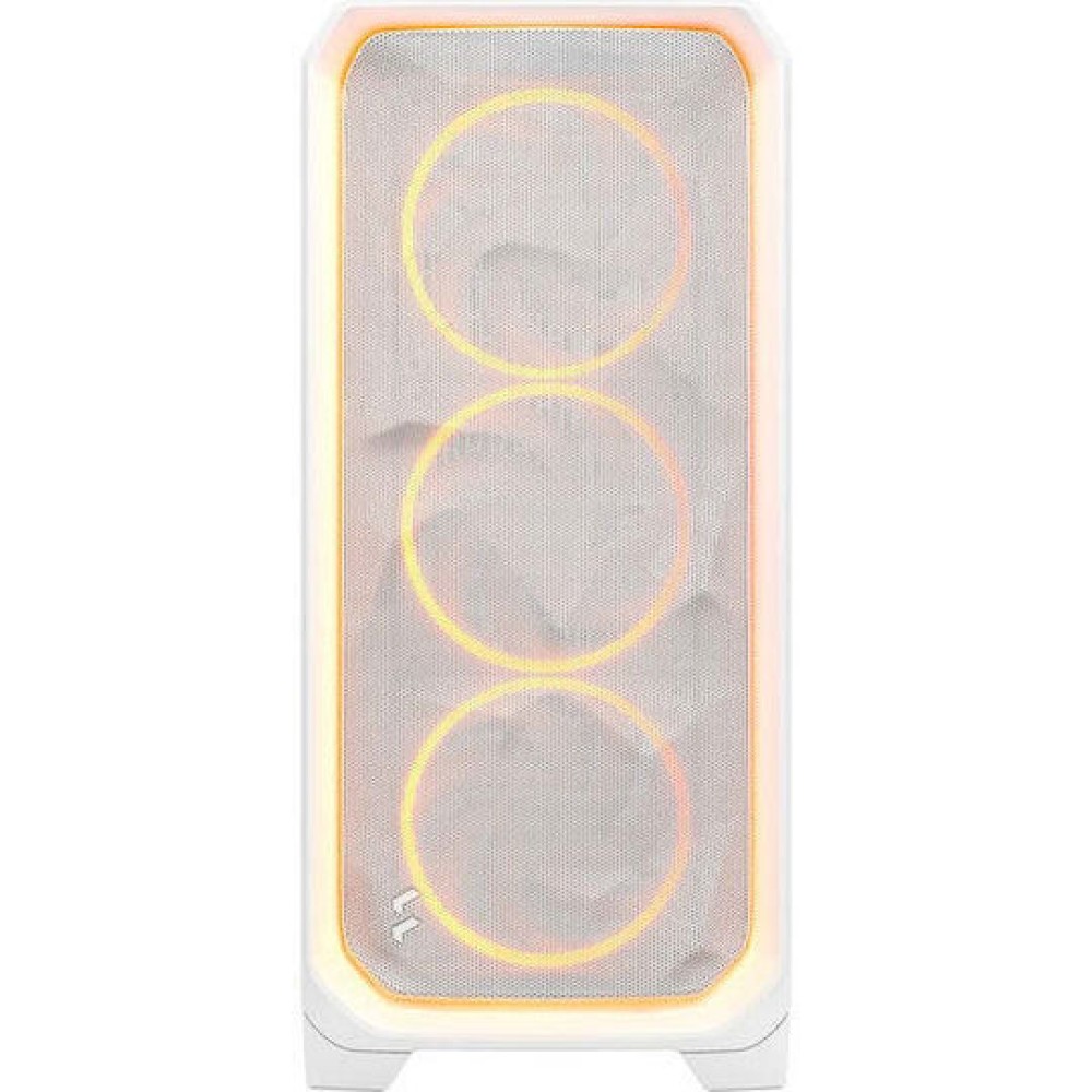 Fractal Design Ambience Pro RGB White TG Clear Tint Gaming Midi Tower Κουτί Υπολογιστή με Πλαϊνό Παράθυρο Λευκό