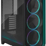 Fractal Design Meshify 3 RGB TG Light Tint Gaming Midi Tower Κουτί Υπολογιστή με Πλαϊνό Παράθυρο Μαύρο