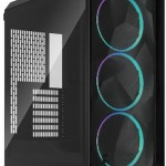 Fractal Design Meshify 3 RGB TG Light Tint Gaming Midi Tower Κουτί Υπολογιστή με Πλαϊνό Παράθυρο Μαύρο