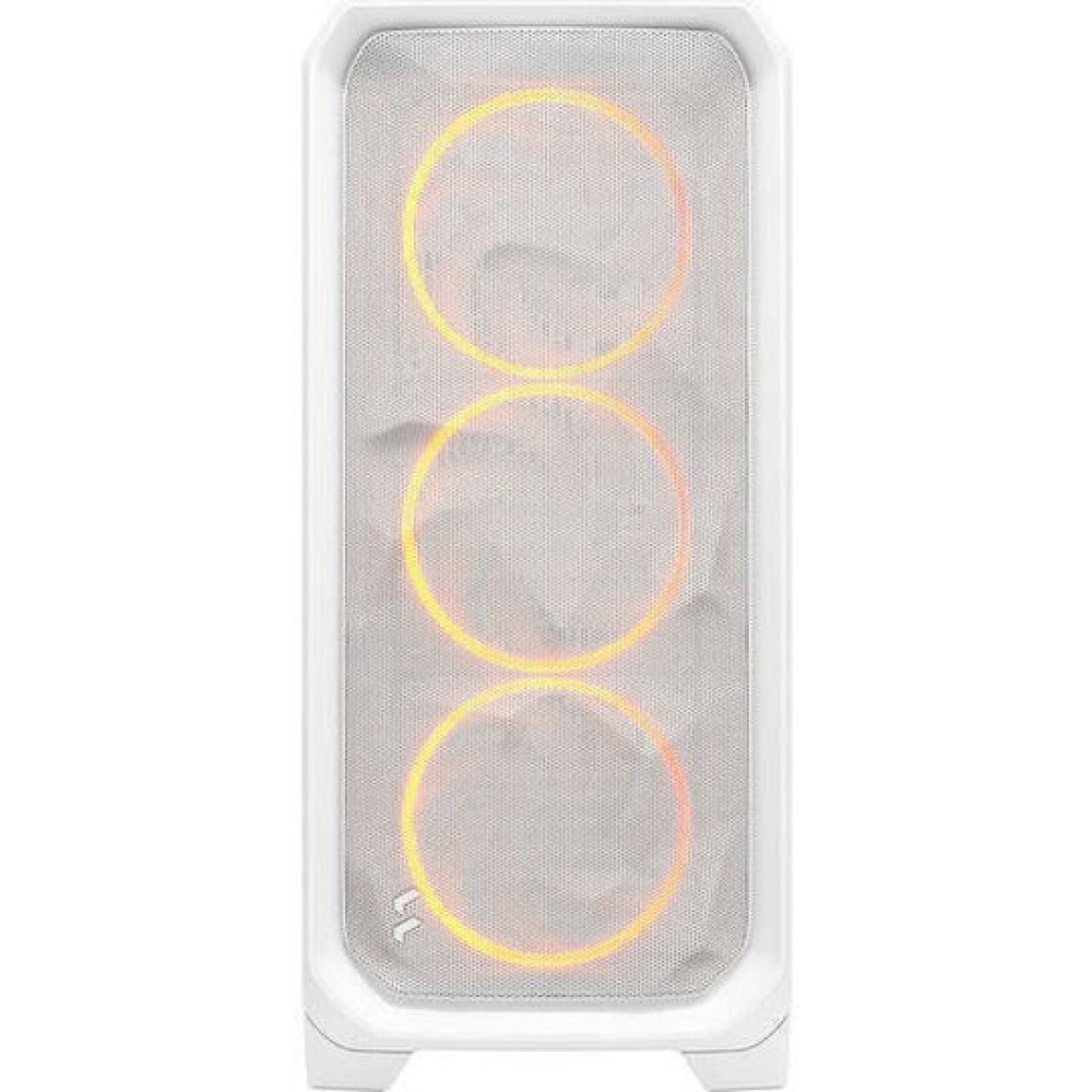 Fractal Design Meshify 3 RGB TG Clear Tint Gaming Midi Tower Κουτί Υπολογιστή με Πλαϊνό Παράθυρο Λευκό