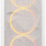 Fractal Design Meshify 3 RGB TG Clear Tint Gaming Midi Tower Κουτί Υπολογιστή με Πλαϊνό Παράθυρο Λευκό