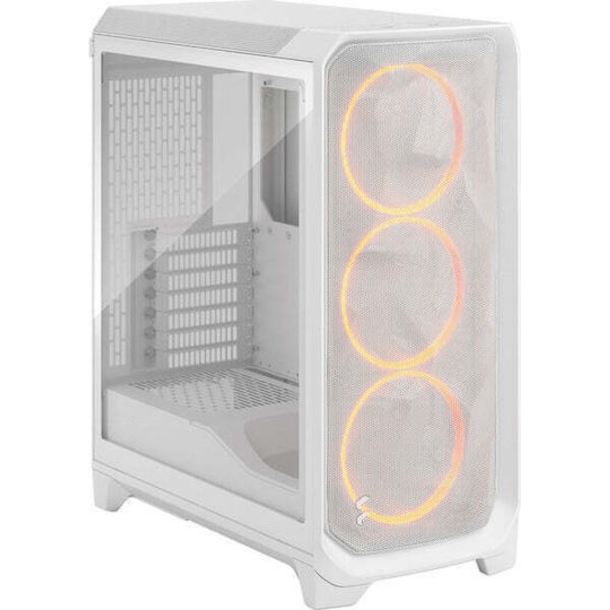 Fractal Design Meshify 3 RGB TG Clear Tint Gaming Midi Tower Κουτί Υπολογιστή με Πλαϊνό Παράθυρο Λευκό