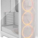 Fractal Design Meshify 3 RGB TG Clear Tint Gaming Midi Tower Κουτί Υπολογιστή με Πλαϊνό Παράθυρο Λευκό