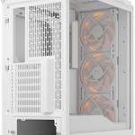 Fractal Design Meshify 3 RGB TG Clear Tint Gaming Midi Tower Κουτί Υπολογιστή με Πλαϊνό Παράθυρο Λευκό