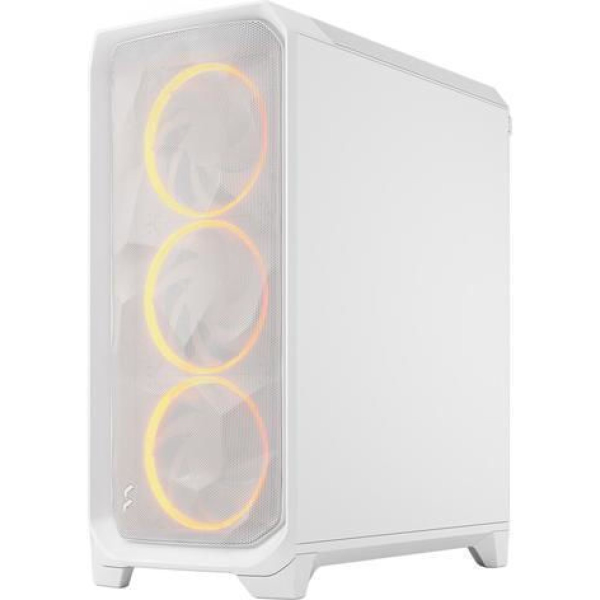Fractal Design Meshify 3 RGB TG Clear Tint Gaming Midi Tower Κουτί Υπολογιστή με Πλαϊνό Παράθυρο Λευκό