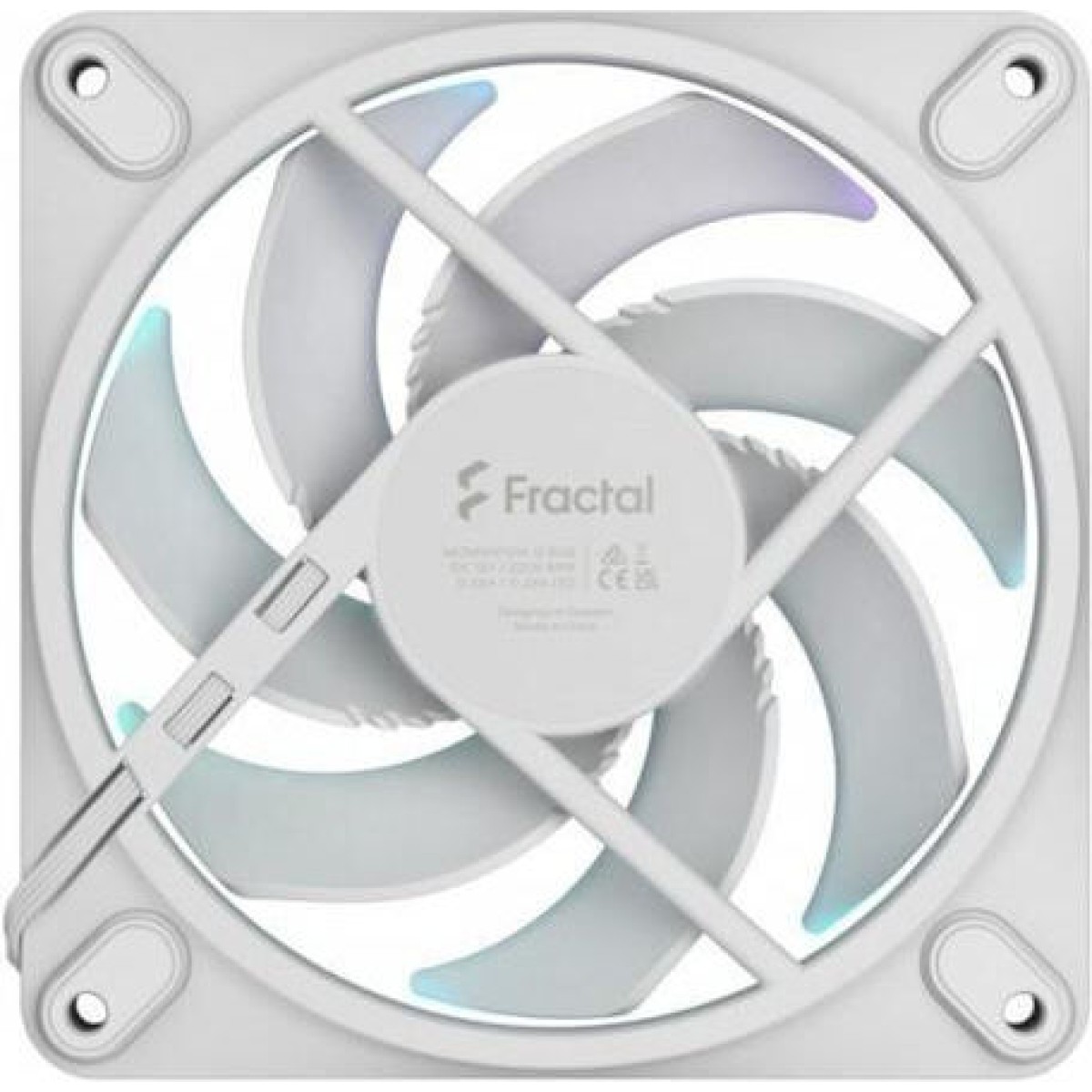 Fractal Design Momentum 12 Case Fan 120mm με RGB Φωτισμό Λευκό