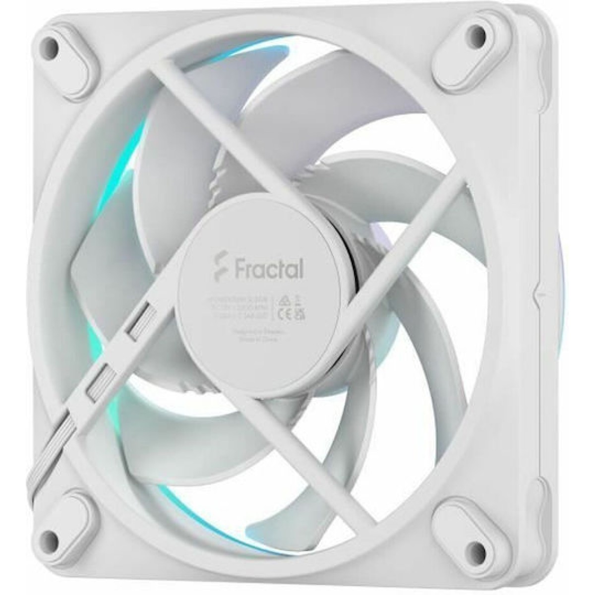 Fractal Design Momentum 12 Case Fan 120mm με RGB Φωτισμό Λευκό