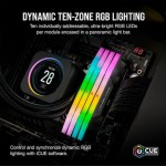 Corsair Vengeance RGB XMP DDR5 128GB RAM με 4x32GB Modules και Ταχύτητα 5600 για Desktop