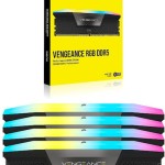 Corsair Vengeance RGB XMP DDR5 128GB RAM με 4x32GB Modules και Ταχύτητα 5600 για Desktop