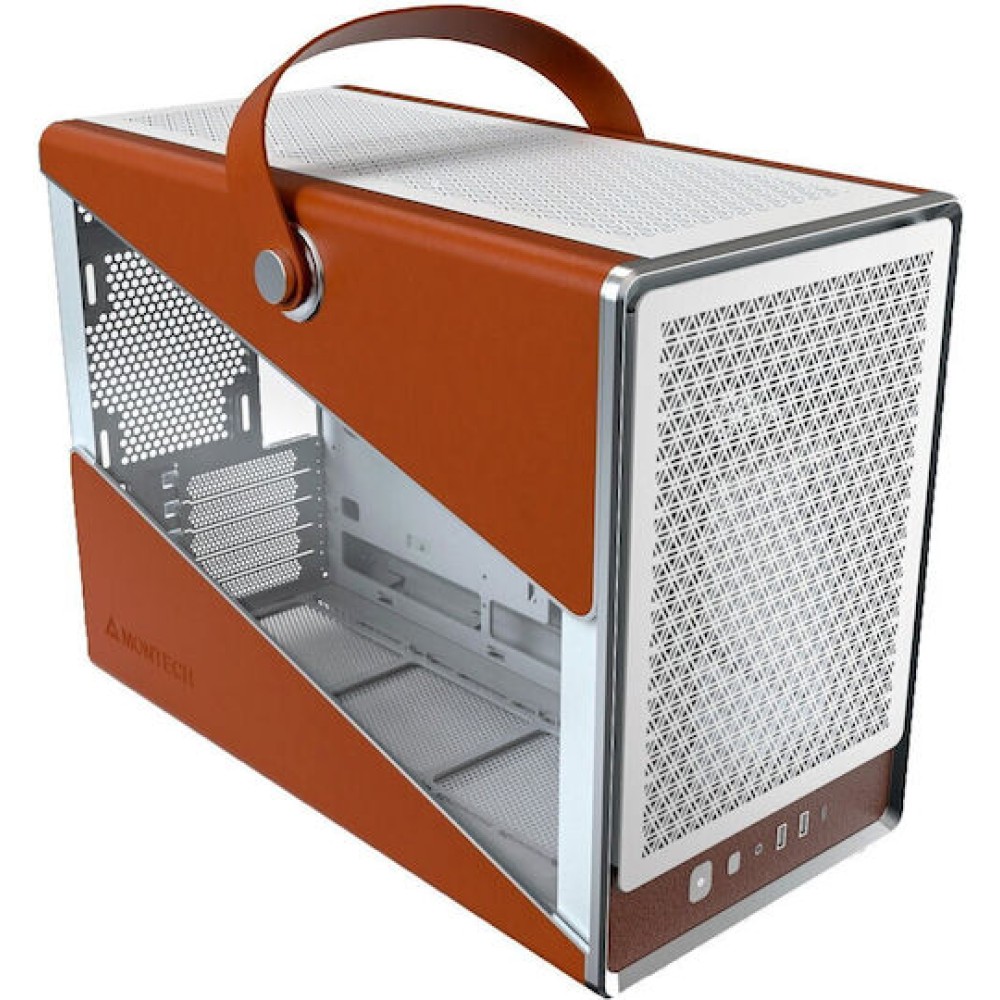 Montech Mini Tower Κουτί Υπολογιστή με Πλαϊνό Παράθυρο Λευκό