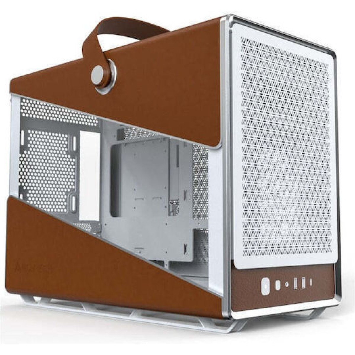 Montech Mini Tower Κουτί Υπολογιστή με Πλαϊνό Παράθυρο Λευκό