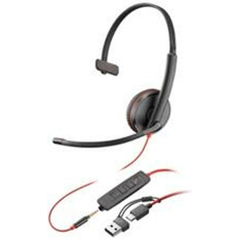 HP Blackwire 3200 Series On Ear Multimedia Ακουστικά με μικρόφωνο