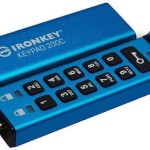 Kingston IronKey Keypad 200C 16GB USB 3.2 Stick με σύνδεση USB-C Μπλε