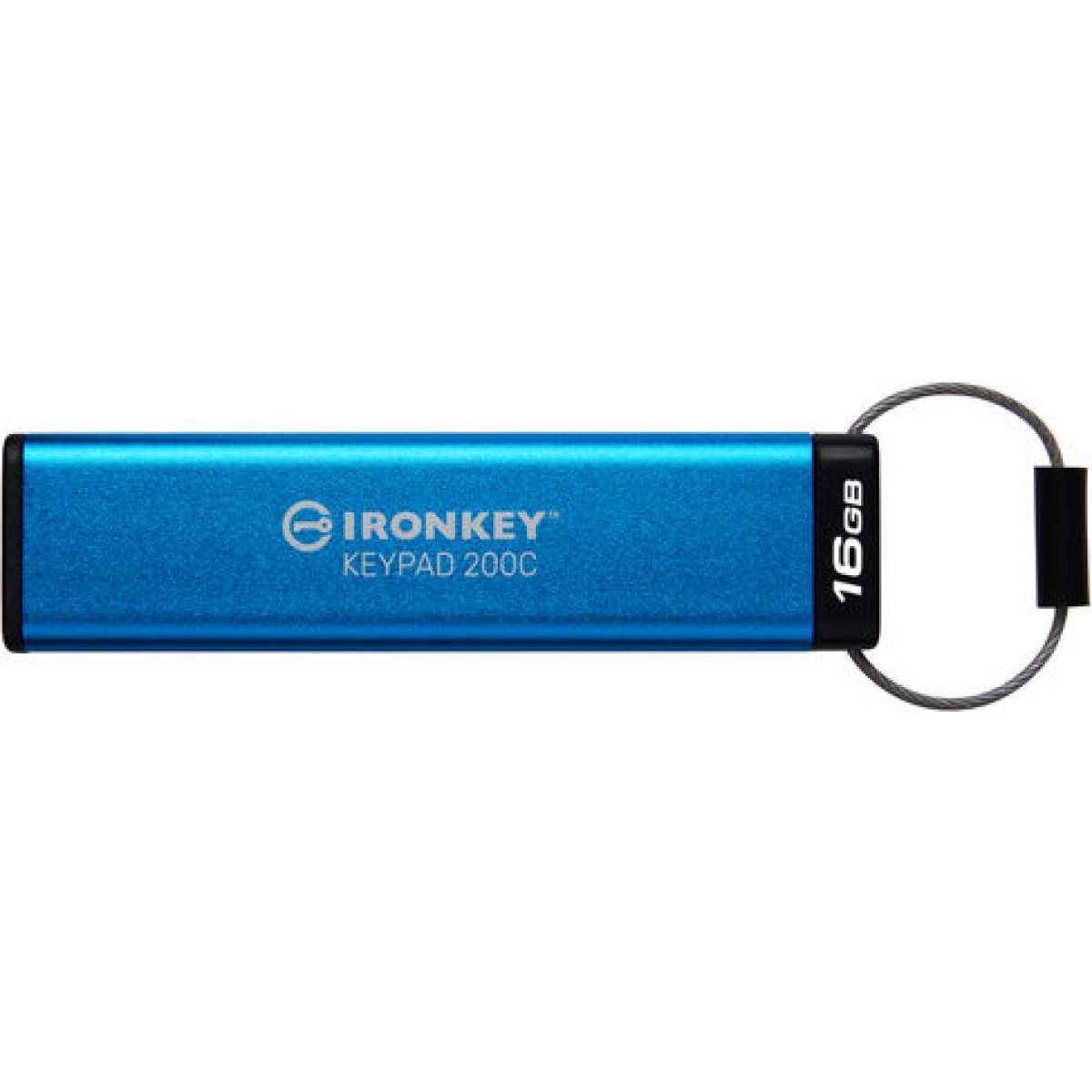 Kingston IronKey Keypad 200C 16GB USB 3.2 Stick με σύνδεση USB-C Μπλε