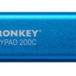 Kingston IronKey Keypad 200C 16GB USB 3.2 Stick με σύνδεση USB-C Μπλε