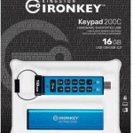 Kingston IronKey Keypad 200C 16GB USB 3.2 Stick με σύνδεση USB-C Μπλε