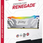 Kingston Fury Renegade RGB DDR5 με Module 1x24GB και Ταχύτητα 8400 για Desktop