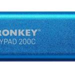 Kingston IronKey Keypad 200C 64GB USB 3.2 Stick με σύνδεση USB-C Μπλε