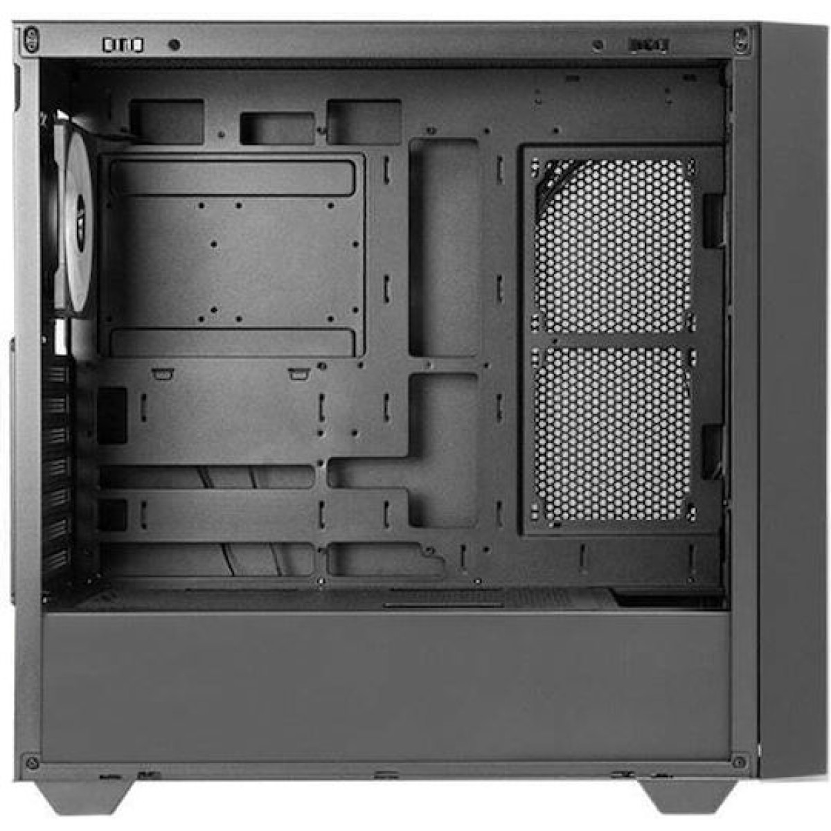 Chieftec Hunter 3 Gaming Midi Tower Κουτί Υπολογιστή με Πλαϊνό Παράθυρο και ARGB Φωτισμό Μαύρο