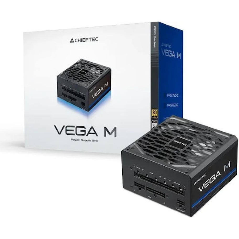Chieftec VEGA Μ 850W Μαύρο Τροφοδοτικό Υπολογιστή Full Modular 80 Plus Gold