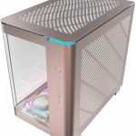 Montech King 95 Pro Midi Tower Κουτί Υπολογιστή με Πλαϊνό Παράθυρο Ροζ