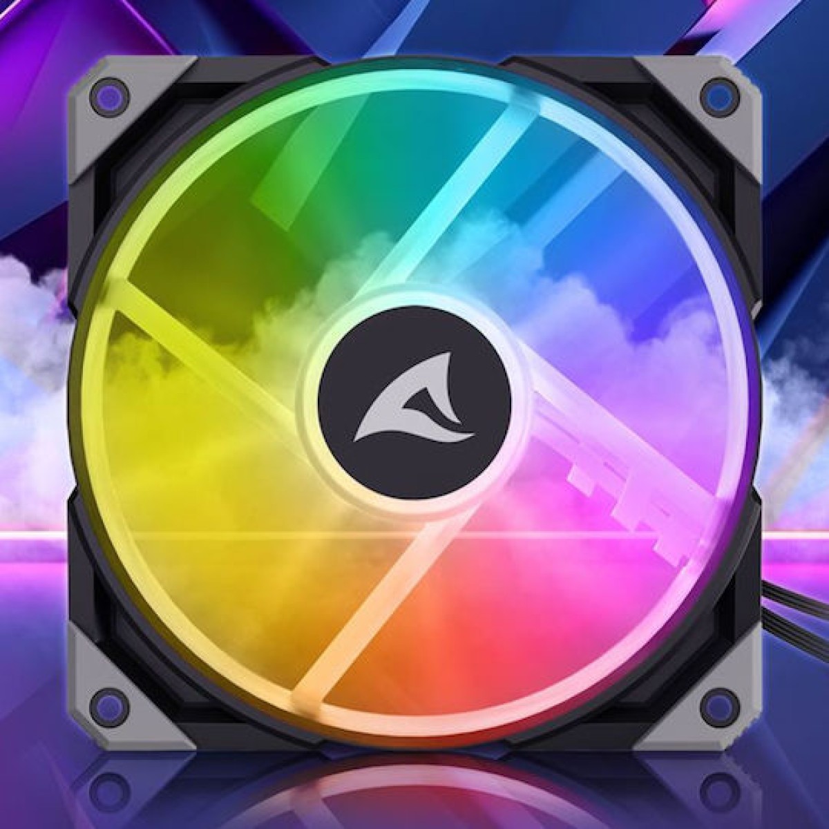 Sharkoon Rebel F50 Case Fan 120mm με RGB Φωτισμό και Σύνδεση 4-Pin PWM