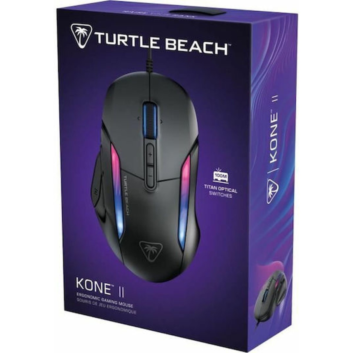 Turtle Beach Kone II RGB Gaming Ποντίκι 26000 DPI Μαύρο