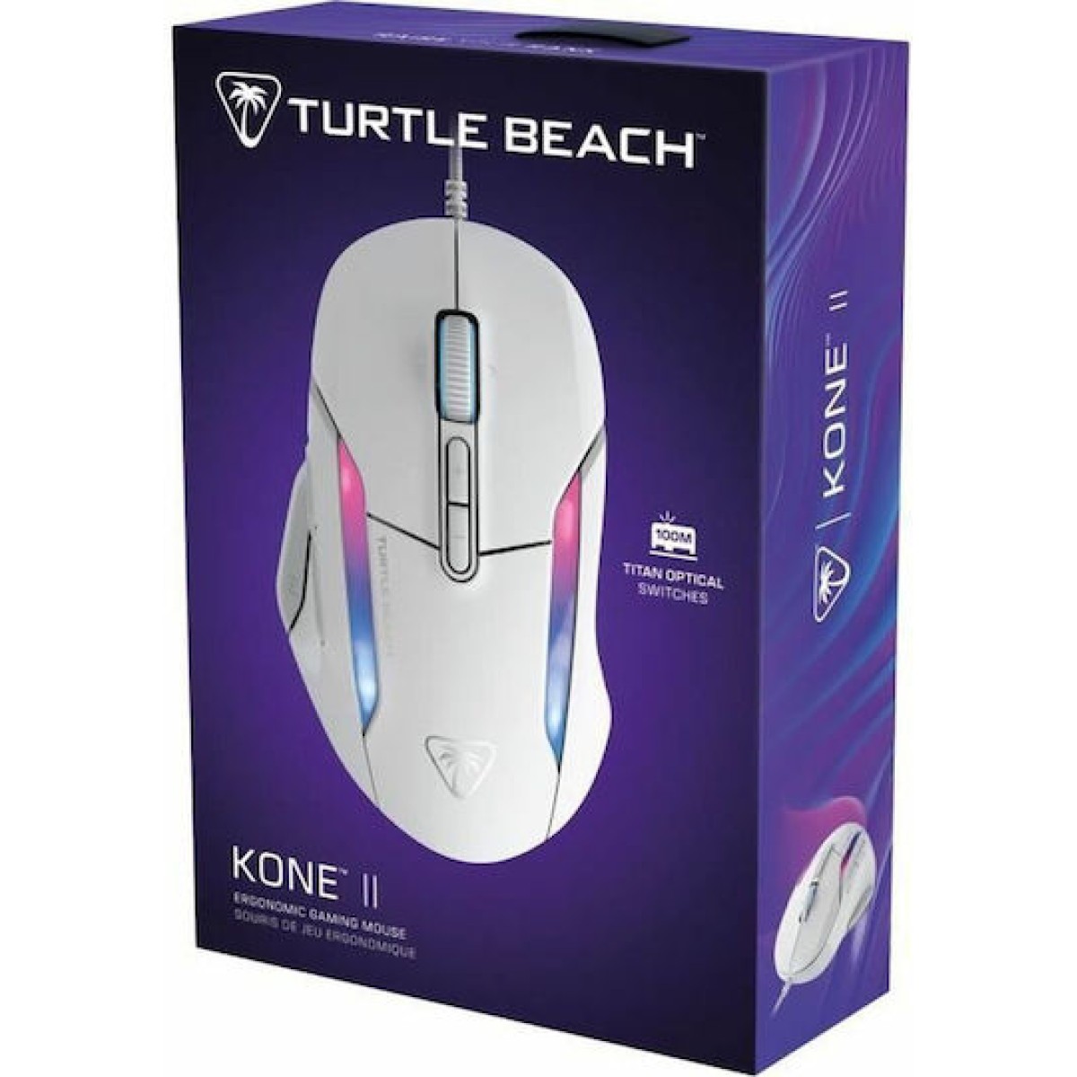Turtle Beach Kone II RGB Gaming Ποντίκι 26000 DPI Λευκό
